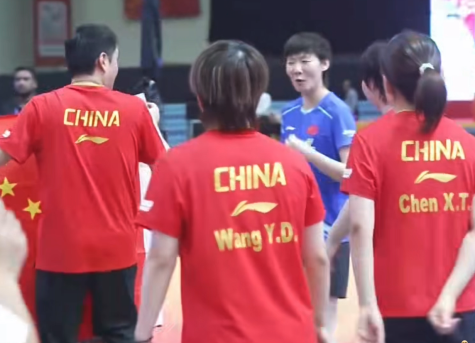 她们会等待, 而且每个人, 孙颖莎则是